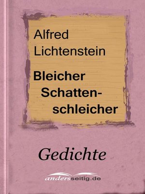 cover image of Bleicher Schattenschleicher